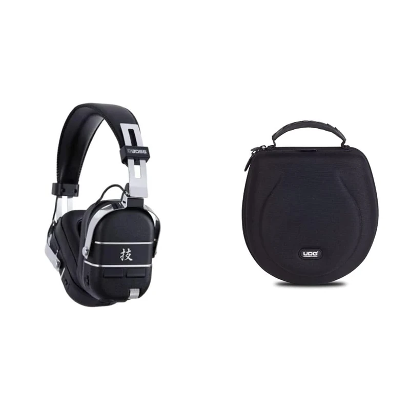 BOSS Waza-Air Wireless Personal Guitar Amplification System & UDG Creator Headphone Case Large Black U8200BL