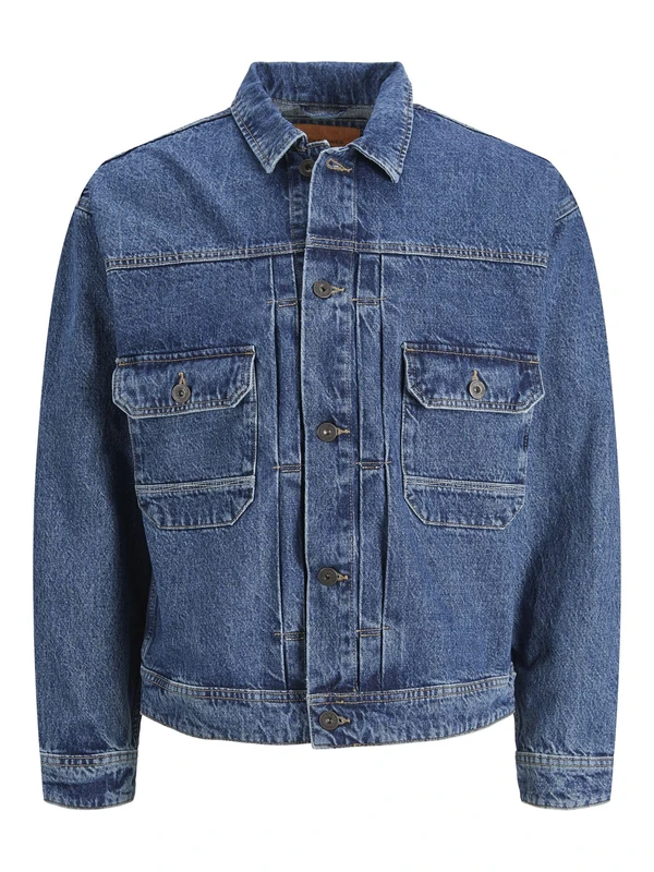 Jack & Jones Men's Jacket, Blue Denim, XXL