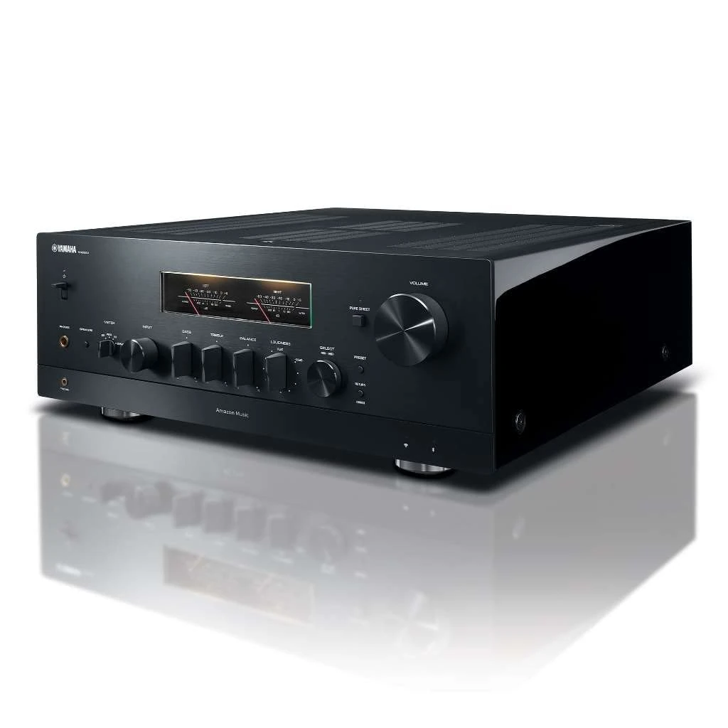 Yamaha Audio Yamaha R-N2000A Hi-Fi Network Receiver with Streaming, Phono and DAC – Black