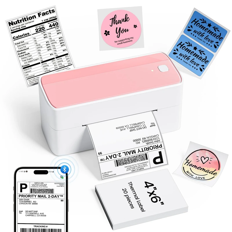 Phomemo label printer gmus pink xl