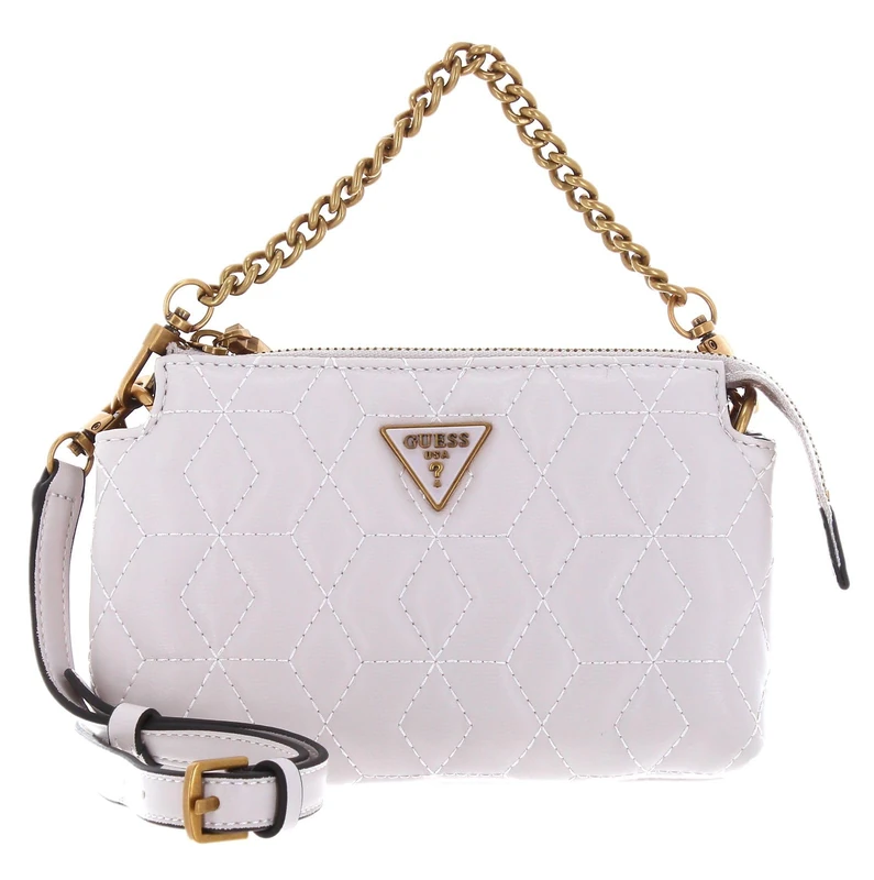 GUESS Elenia Mini Crossbody Top Zip Stone
