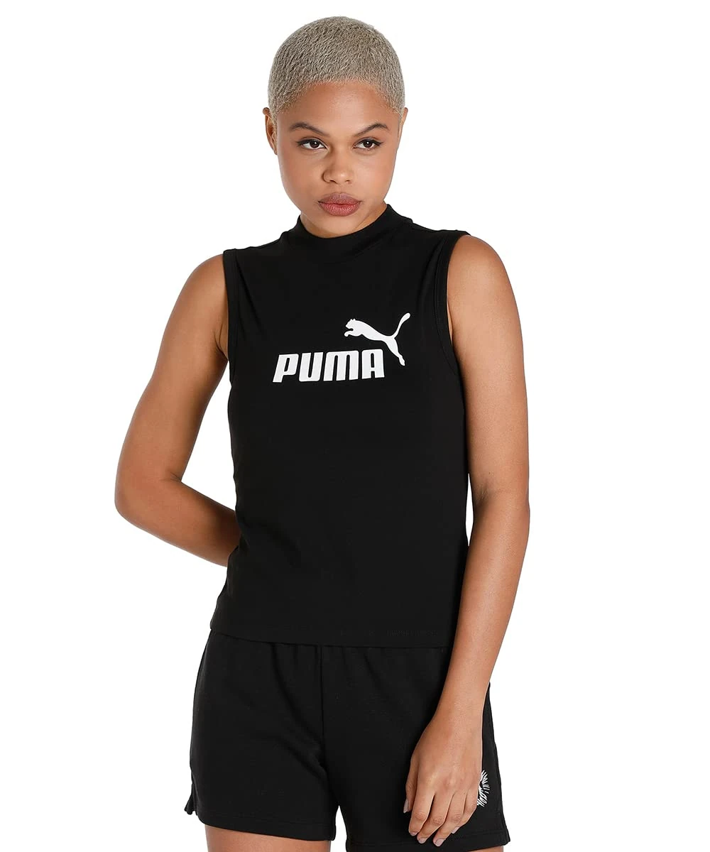 Puma Ess Slim Logo Sleeveless T-shirt XS