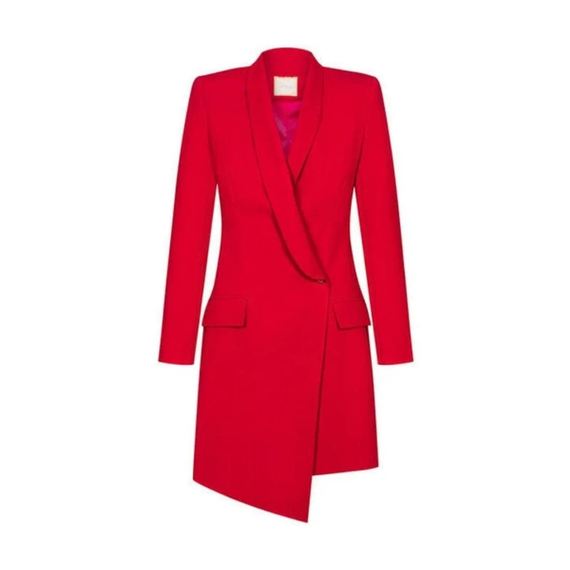 Swing Fashion Women's Blanca | Rot | XS Elegant | Business Sheath Festive Party Cocktail Mini Evening Long Sleeve Dress | V-Neck | Short | Red | 34