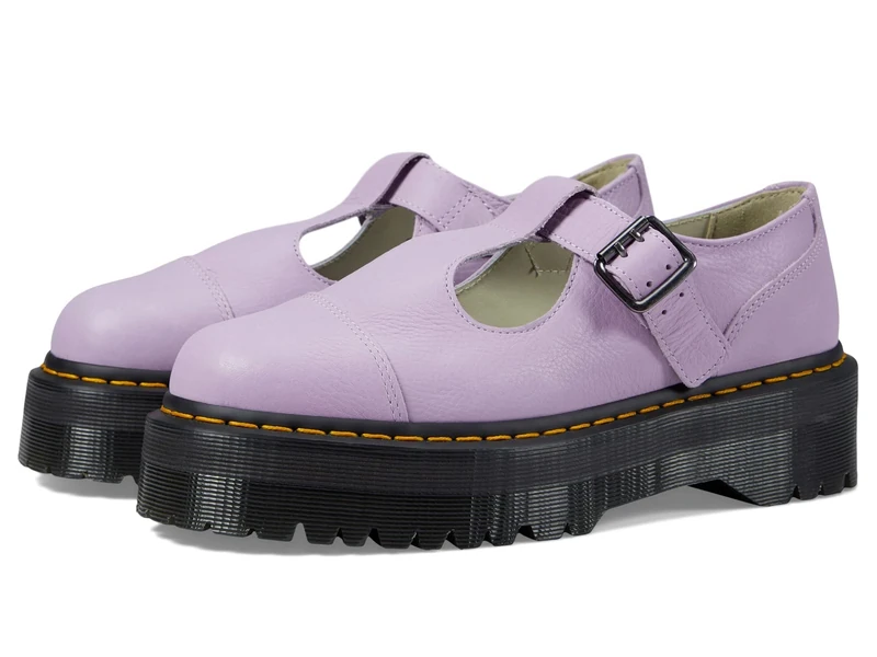 Dr. Martens Bethan Lilac Pisa Boots - UK 6 (US Women's 8) - Image 1