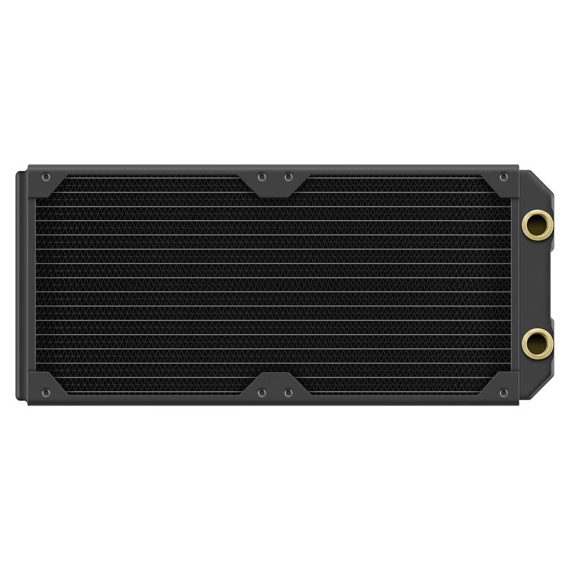Corsair Hydro X Series XR5 280mm NEO Water Cooling Radiator – Premium Copper Core – Optimised for Low-Noise – 2x140mm Fan Mounts – Screw Protection Plates – G1/4” Threads – Black