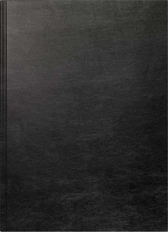 BRUNNEN Daily calendar model 787 2024, 1 page = 1 day, A4, black