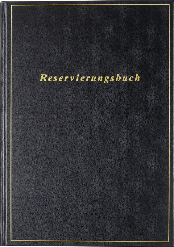 rido/idé Reservation Book 2024 1 Page = 1 Day A4 Black