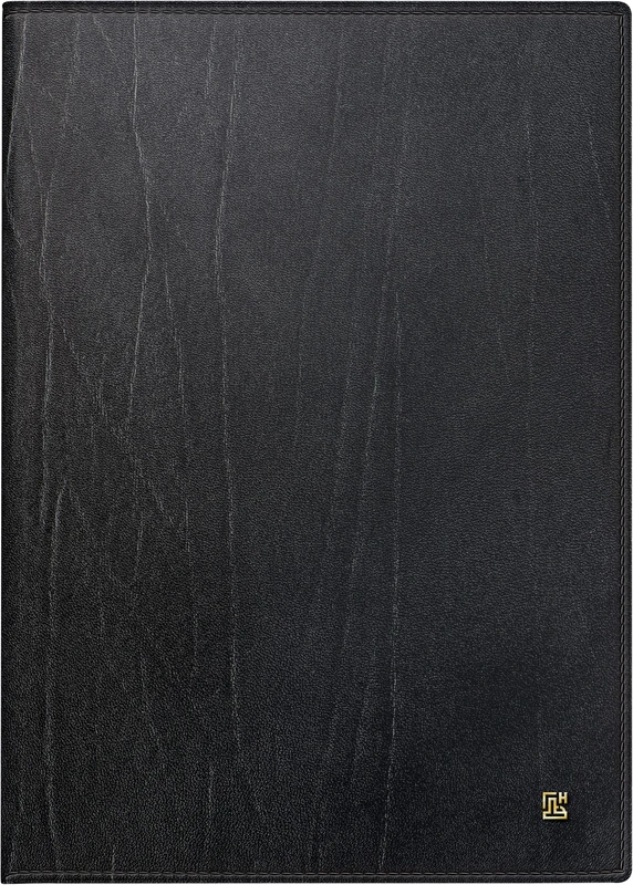 BRUNNEN Daily calendar model 765 2024, 1 page = 1 day, sheet size 14.3 x 20.2 cm, black