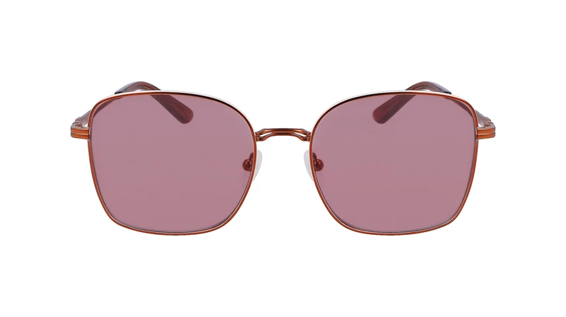 Calvin Klein Women's Sunglasses CK23100S - White with Solid Brown Lens