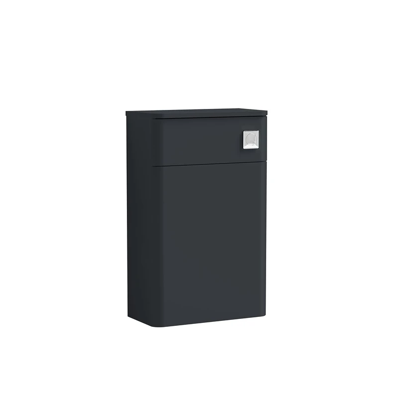 nuie RC01441 Core Modern Bathroom Floor Standing WC Toilet Unit (Concealed Cistern and Pan Not Included), 500mm, Satin Anthracite