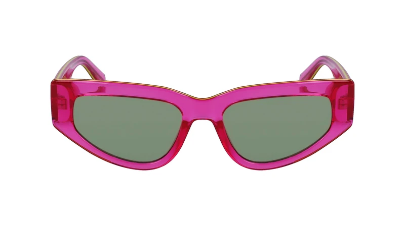 Calvin Klein Jeans CKJ23603S Cat Eye Sunglasses, 675 Pink, 53