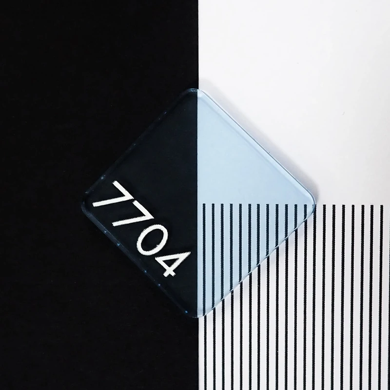 Perspex 7704 Transparent Blue Cast Acrylic Sheet - 1000x600x3mm