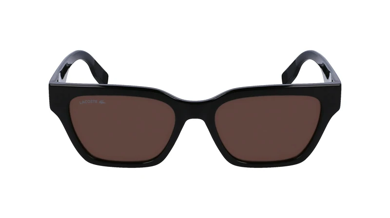 Lacoste Women's Sunglasses L6002S - Black with Solid Brown Lens