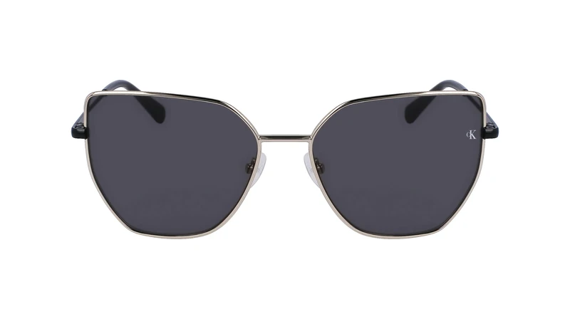 Calvin Klein Jeans CKJ23202S CKJ23202S 722 gold black Sunglasses Unisex Acetate, Standard, 16