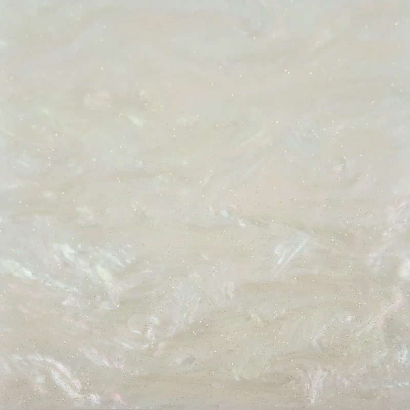 Incudo White Glittering Pearl Acrylic Sheet - 1000x600x3mm