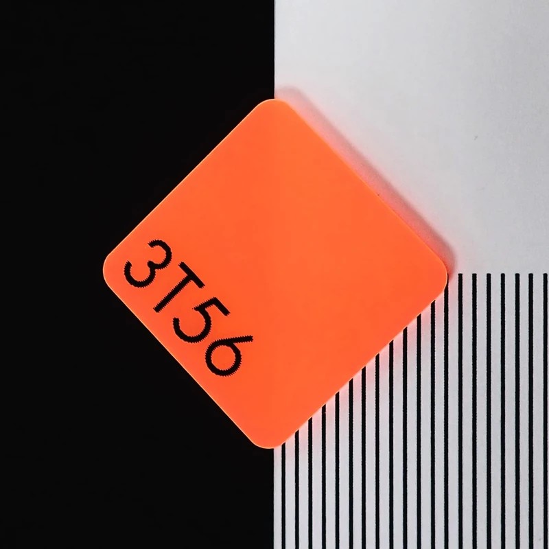 Perspex 3T56 Highlights Carnival Orange Neon Cast Acrylic Sheet - 1000x600x3mm