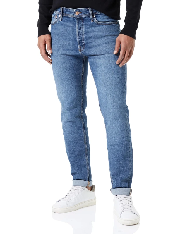 Jack & Jones Men's Jeans, Blue Denim, 32 W/32 L