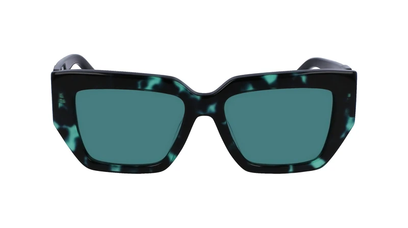 Calvin Klein Jeans CKJ23608S CKJ23608S 237 green havana Sunglasses Unisex Acetate, Standard, 17
