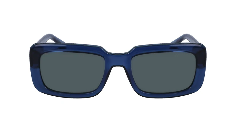 KARL LAGERFELD Unisex Adult Sunglasses KL6101S - Blue with Solid Green Lens