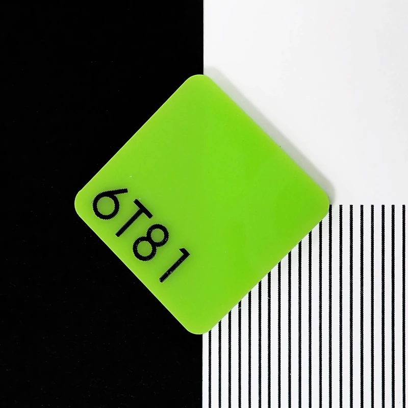 Perspex 6T81 Green Cast Acrylic Sheet - 1000x600x3mm