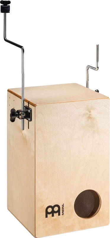 Meinl Percussion Kick Drum Cajon - Drum Box for Drum Set - Bass Sound - With Rail Mount and Clamps - Playing Surface Baltic Birch, Natural (KDC1NT)