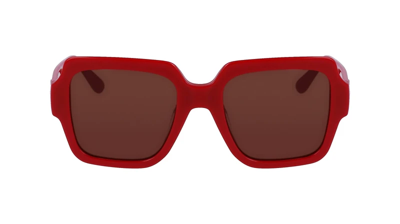 KARL LAGERFELD Women's Sunglasses KL6104SR - Red with Solid Brown Lens