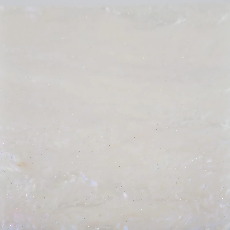 Incudo White Glittering Smoky Acrylic Sheet - 600x500x3mm