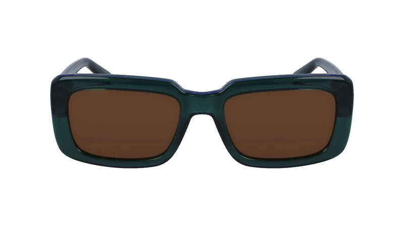 KARL LAGERFELD Unisex Adult Sunglasses KL6101S - Green with Solid Brown Lens