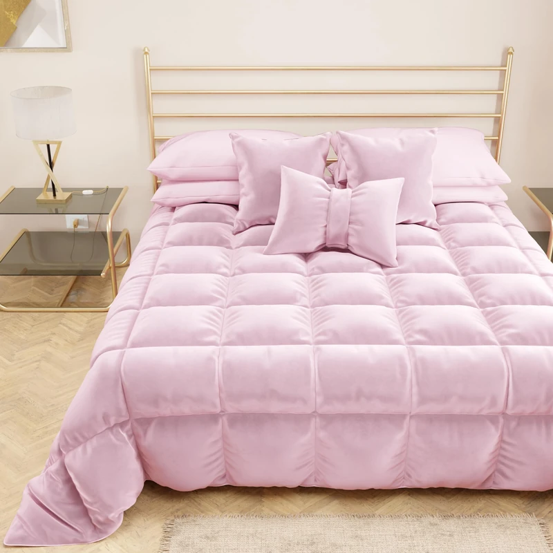 PETTI Artigiani Italiani - Velvet Quilt, Winter Duvet, Single Duvet, 100% Made in Italy