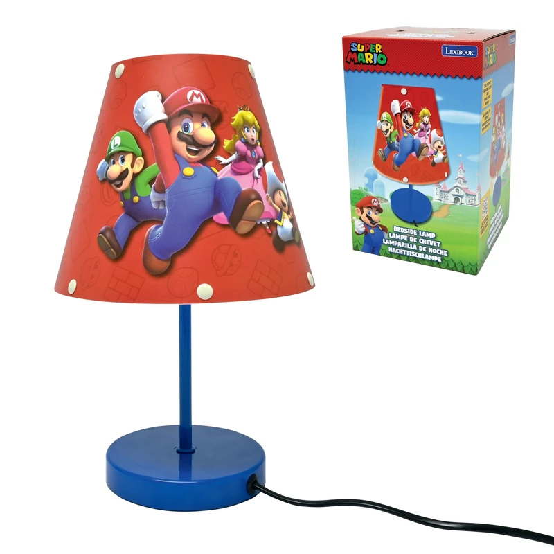 LEXIBOOK, Super Mario Bedside Lamp, LT010NI