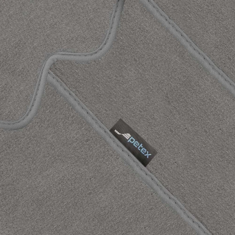 PETEX Planet Car Mat, Car Floor Mats, Premium Fit Front Grey 2-Piece