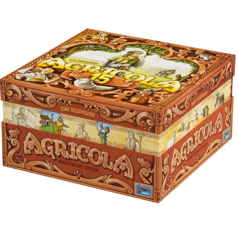 Lookout Spiele, Agricola : The 15th Anniversary Box, Board Game, Ages 12+, 1-4 Players, 30+ Minutes Playing Time