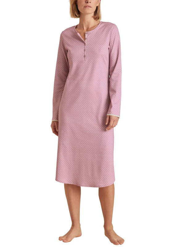 CALIDA Women's Midnight Dreams Nightgown, Pink, 36-38