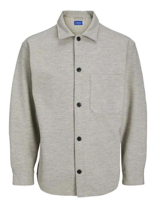 JACK & JONES Male Overshirt Normal Cut Overshirt, Peyote, M