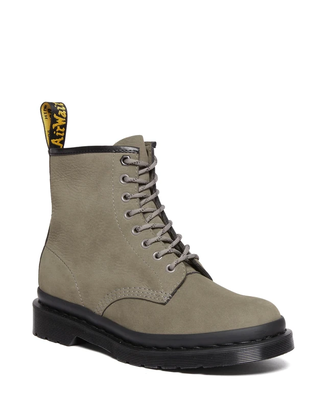 Dr. Martens 31129059 8 Eye Boot Men Nickel Grey Milled Nubuck Wp UK 4