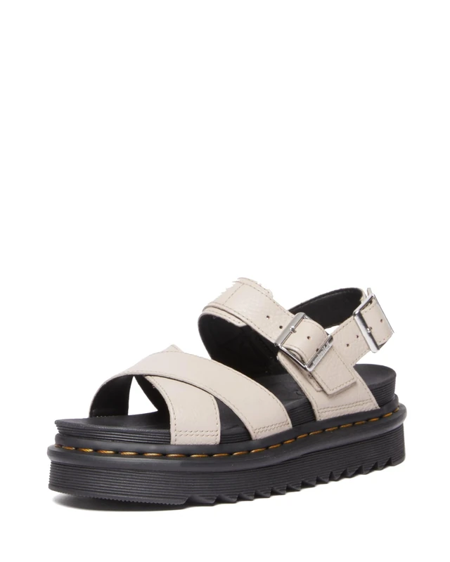 Dr. Martens Women's Voss II Sandal - Vintage Taupe Pisa, Size 8 UK - Image 1