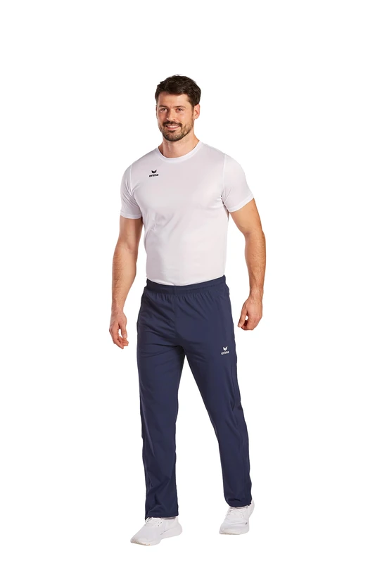 Erima Men's Trousers with Full Zipper, New Navy Blue, S