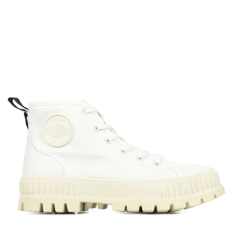 Palladium Pallashock Organic 2 Sneaker PlatformMen, White, 6.5 UK