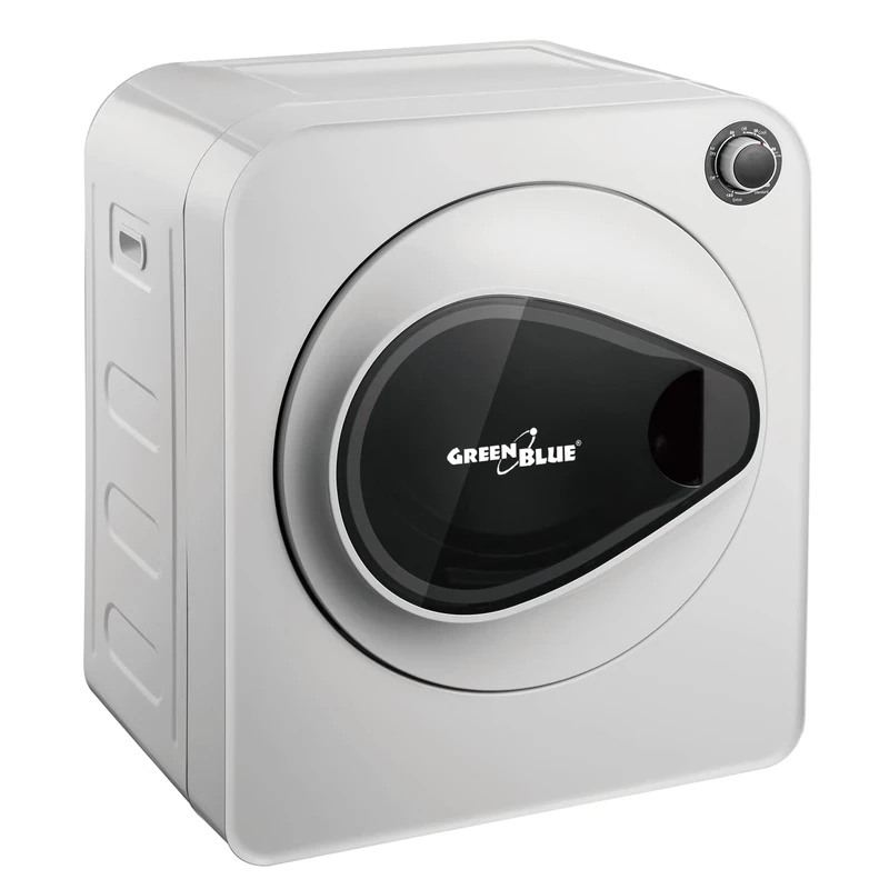 Green Blue GB405 Tumble Dryer Electric Clothes 830W 3kg Freestanding Wall Mount 5 Drying Programs - Image 1
