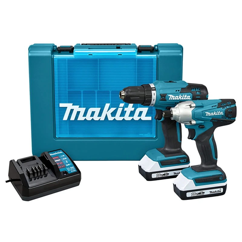 Makita DK18922A 2 Piece 18V Li-ion G-Series Combo Kit Supplied in a Carry Case