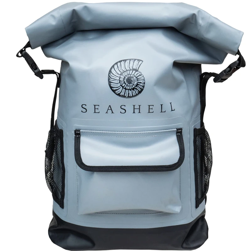 SEASHELL Waterproof Dry Bag Backpack – Heavy-Duty 25L Roll-Top Bag with Padded Back Panel – Durable, Lightweight, and Water-Resistant Gear for Swimming, Surfing, Beach, Camping, and Outdoor Sports
