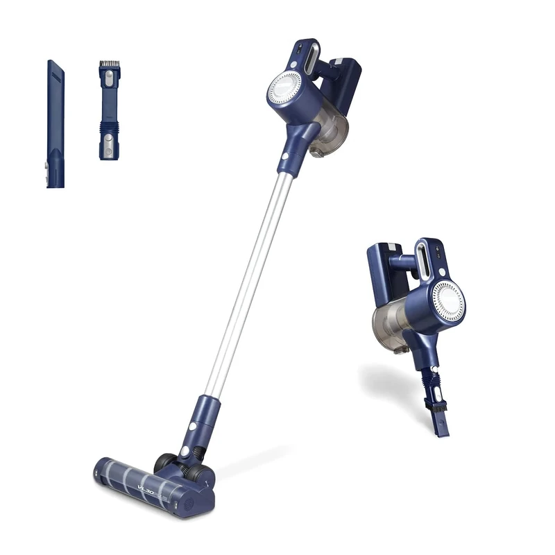 Tower T513008 VL35 Cordless 3-in-1 Vacuum Cleaner with HEPA Filter & Anti-Tangle Floor Head, 1L, 22.2V, Dark Blue & Silver