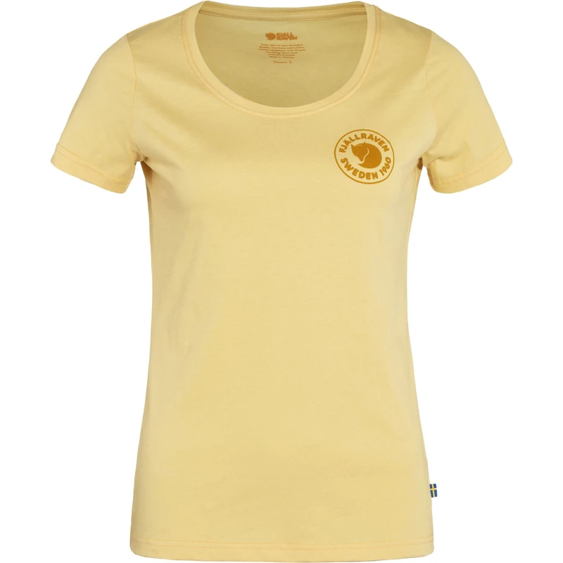 Fjallraven 83513-133 1960 Logo T-Shirt W T-Shirt Women's Mais Yellow Size L