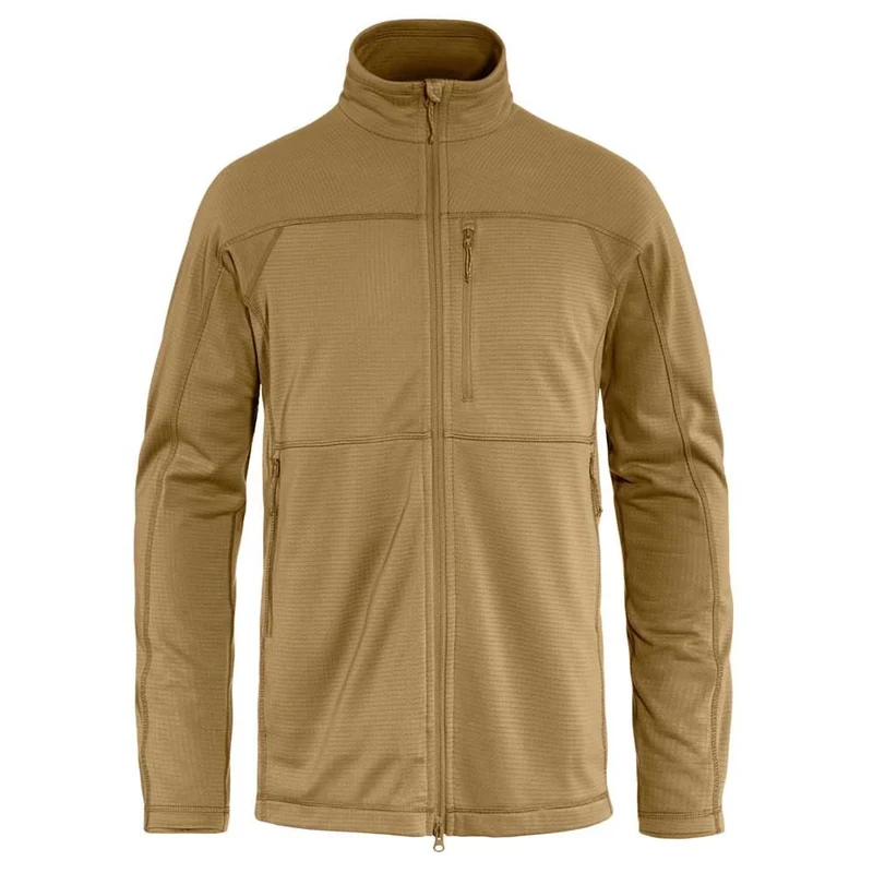 Fjallraven 86971-232 Abisko Lite Fleece Jacket M Jacket Men's Buckwheat Brown Size S