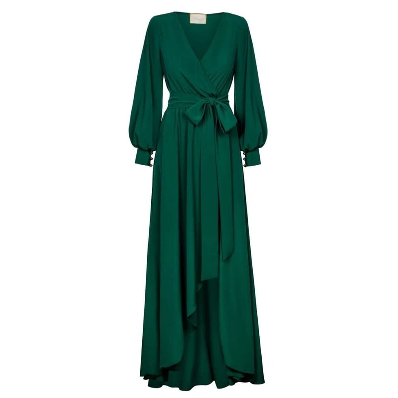 Swing Fashion Women's Irmina | Grün | M(38) Swing Fashion Women's Long Dress | Elegant dress | Festive Dress | party dress | evening dress | Wedding Dresses | prom dress | ball gown | maxi dress | long sleeve | Green | 38 (M), Grün,