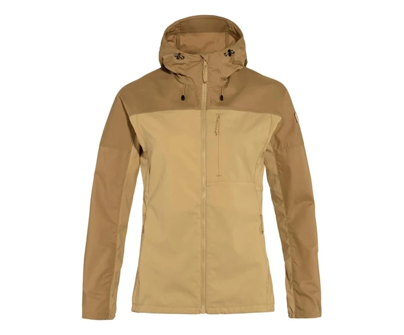 Fjallraven 89826-196-232 Abisko Midsummer Jacket W Jacket Women's Dune Beige-Buckwheat Brown Size L