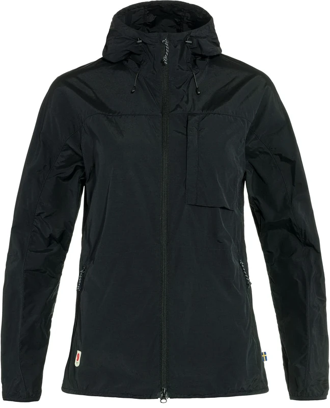 Fjallraven 83516-550 High Coast Wind Jacket W Jacket Women's Black Size M