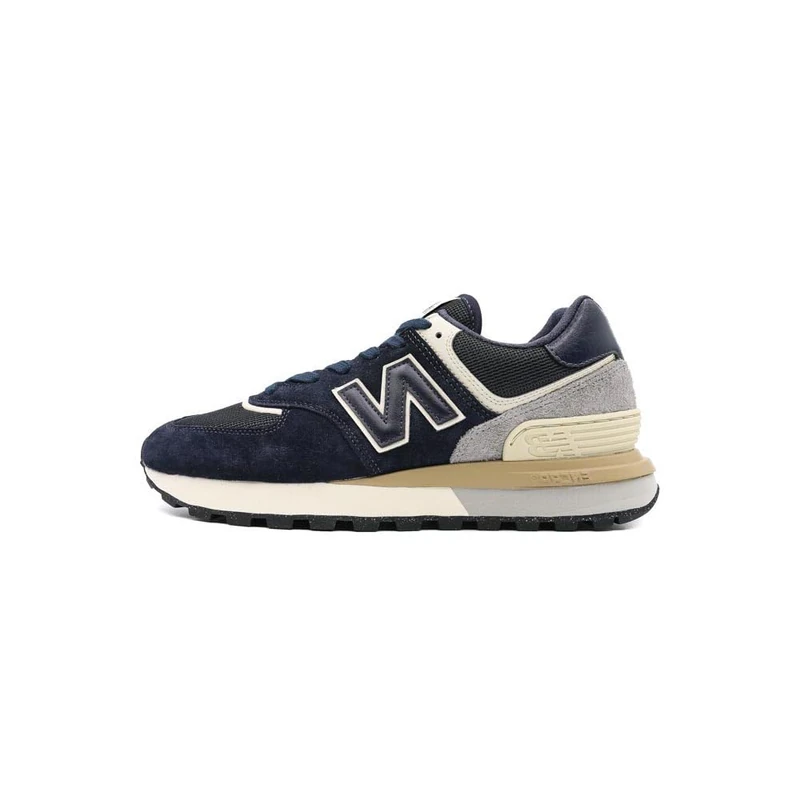 New Balance Men's 574 Sneaker, Blue Navy, 10 UK