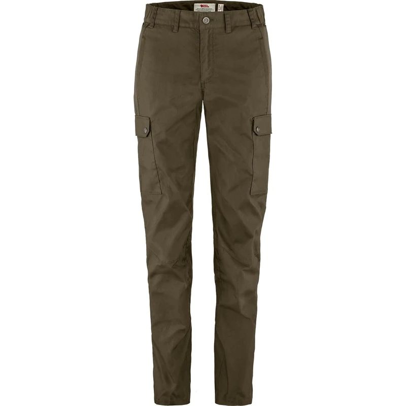 Fjallraven 84775-633 Stina Trousers W Pants Women's Dark Olive Size 42/R