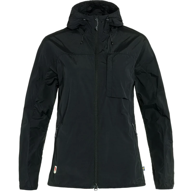 Fjallraven 83516-550 High Coast Wind Jacket W Jacket Women's Black Size XS